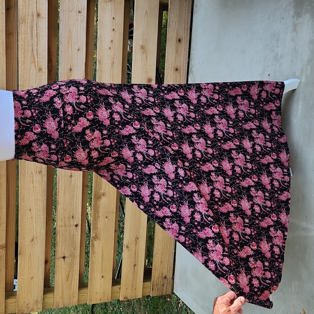 LulaRoe Skirt Dress Floral Stretch Maxi Sz XXS - Picture 8 of 12